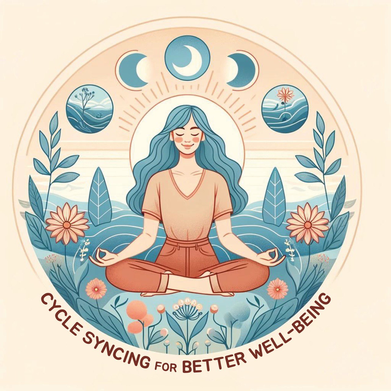 Cycle Syncing for Better Well-Being logo Cycle Syncing for Better Well-Being logo