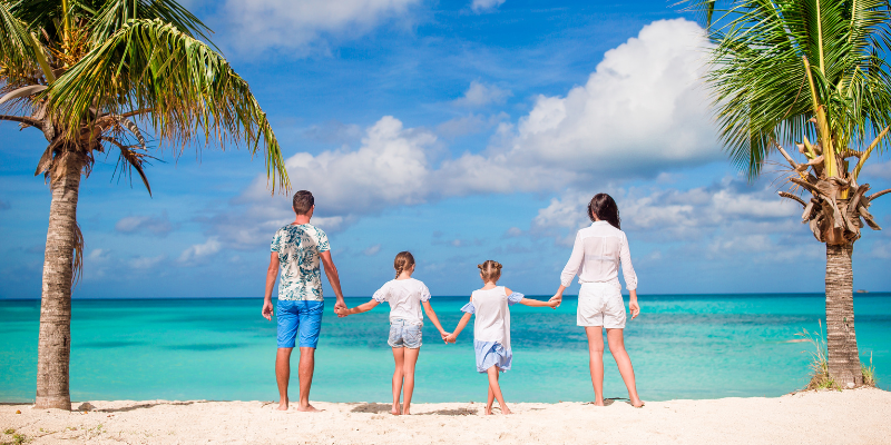 family in the beach family in the beach