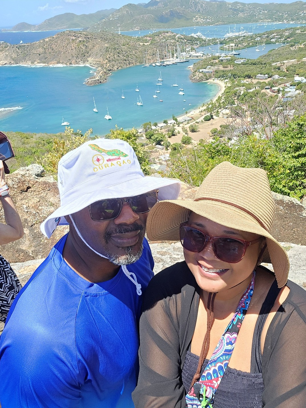 Exploring Antigua – panoramic views from Shirley Heights, historic sights at Nelson’s Dockyard, and a magical sunset at Valley Church Beach in the Caribbean.