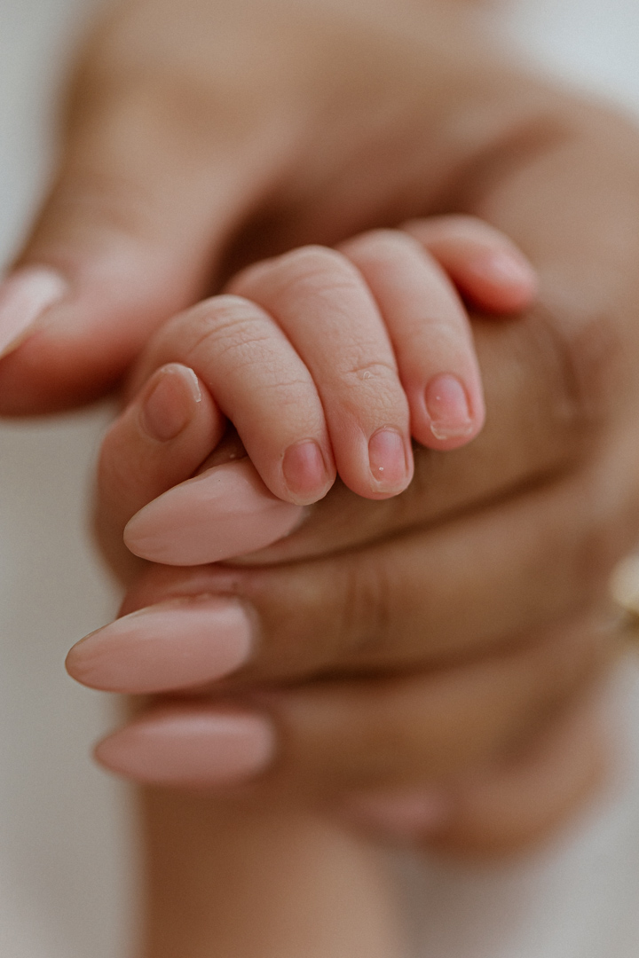 macro shot of baby foot