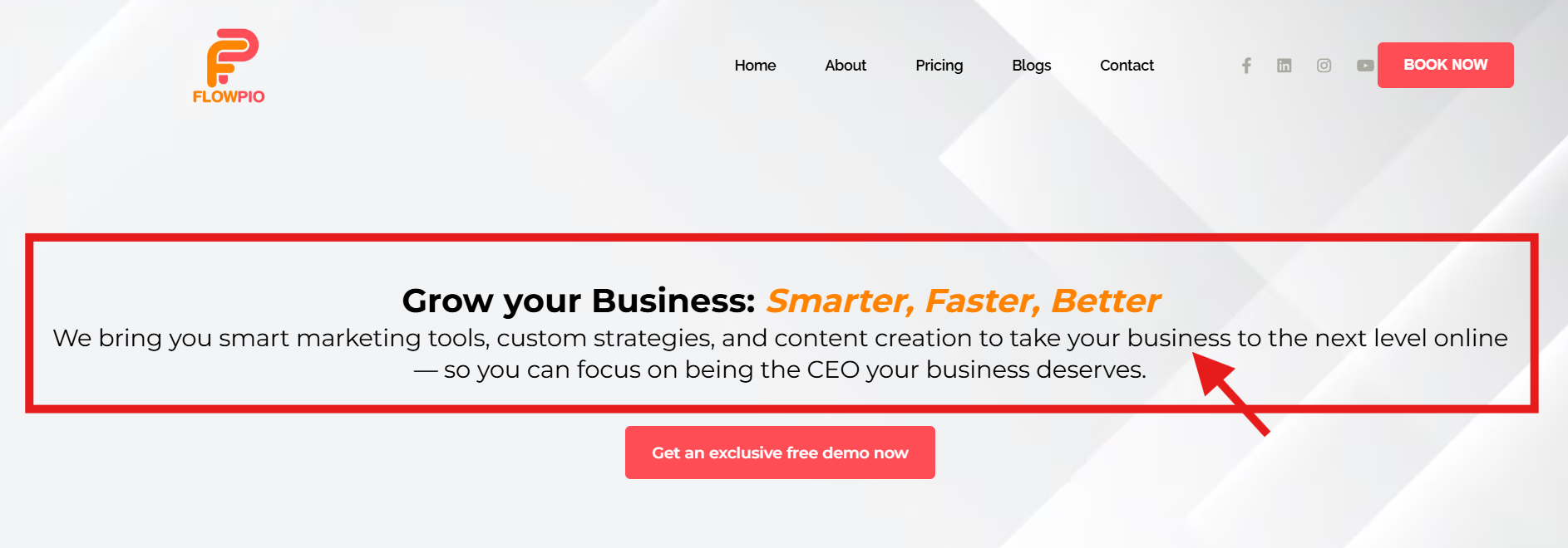 Sample website that effectively removes technical jargon from its homepage, focusing on user-friendly website elements. Sample website that effectively removes technical jargon from its homepage, focusing on user-friendly website elements.