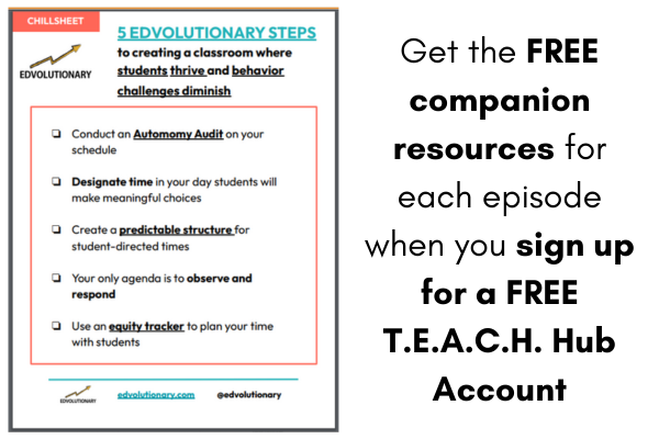 Sign up for a FREE TEACH Hub to get the companion resources FREE