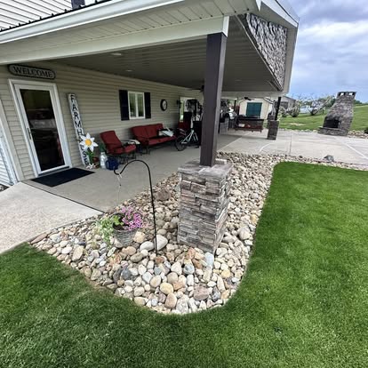 Bed edging and cleanup