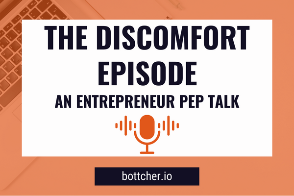 The Discomfort Episode - An Entrepreneur Pep Talk | Service Based Business Society Podcast