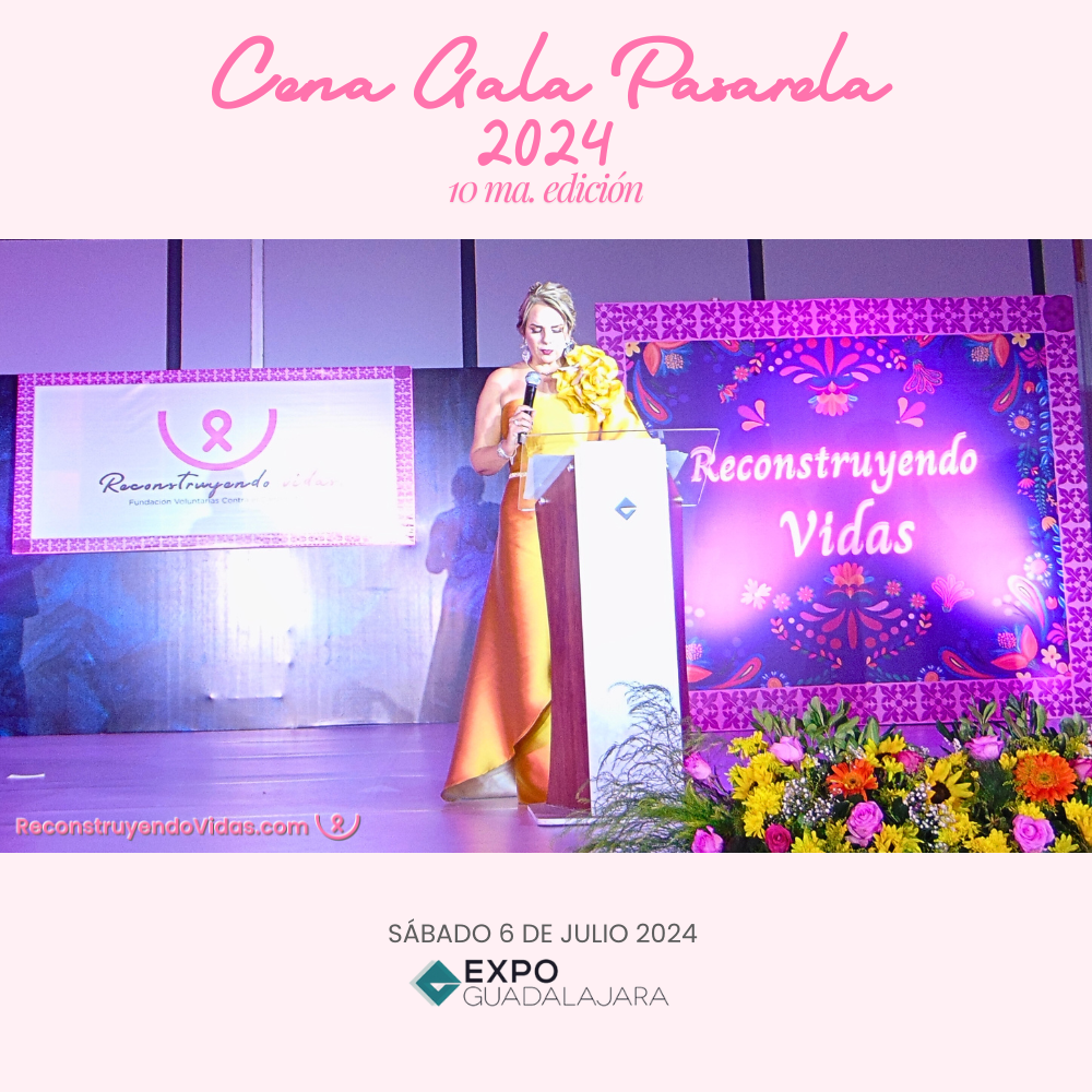 Foto de la Cena Gala Pasarela en apoyo a pacientes de cáncer de mama en Guadalajara