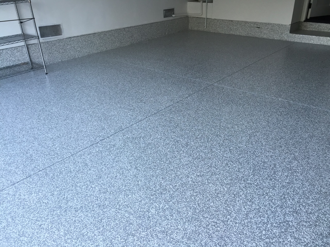 Epoxy garage floor coating by Infinity Concrete Coatings