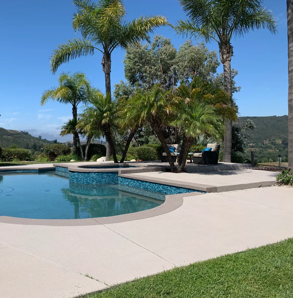 Pool deck resurfacing by Infinity Concrete Coatings