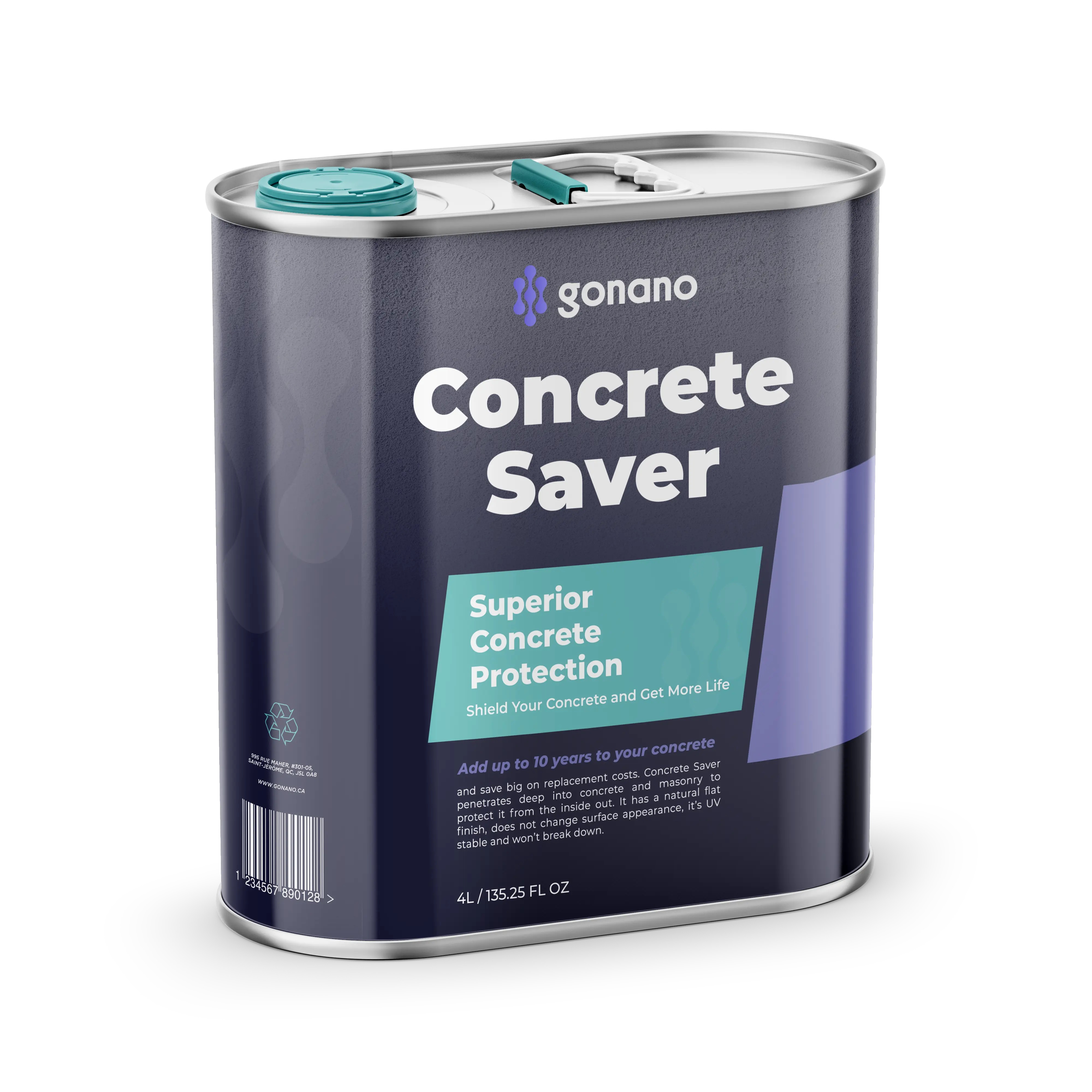 Concrete Saver nano sealing application