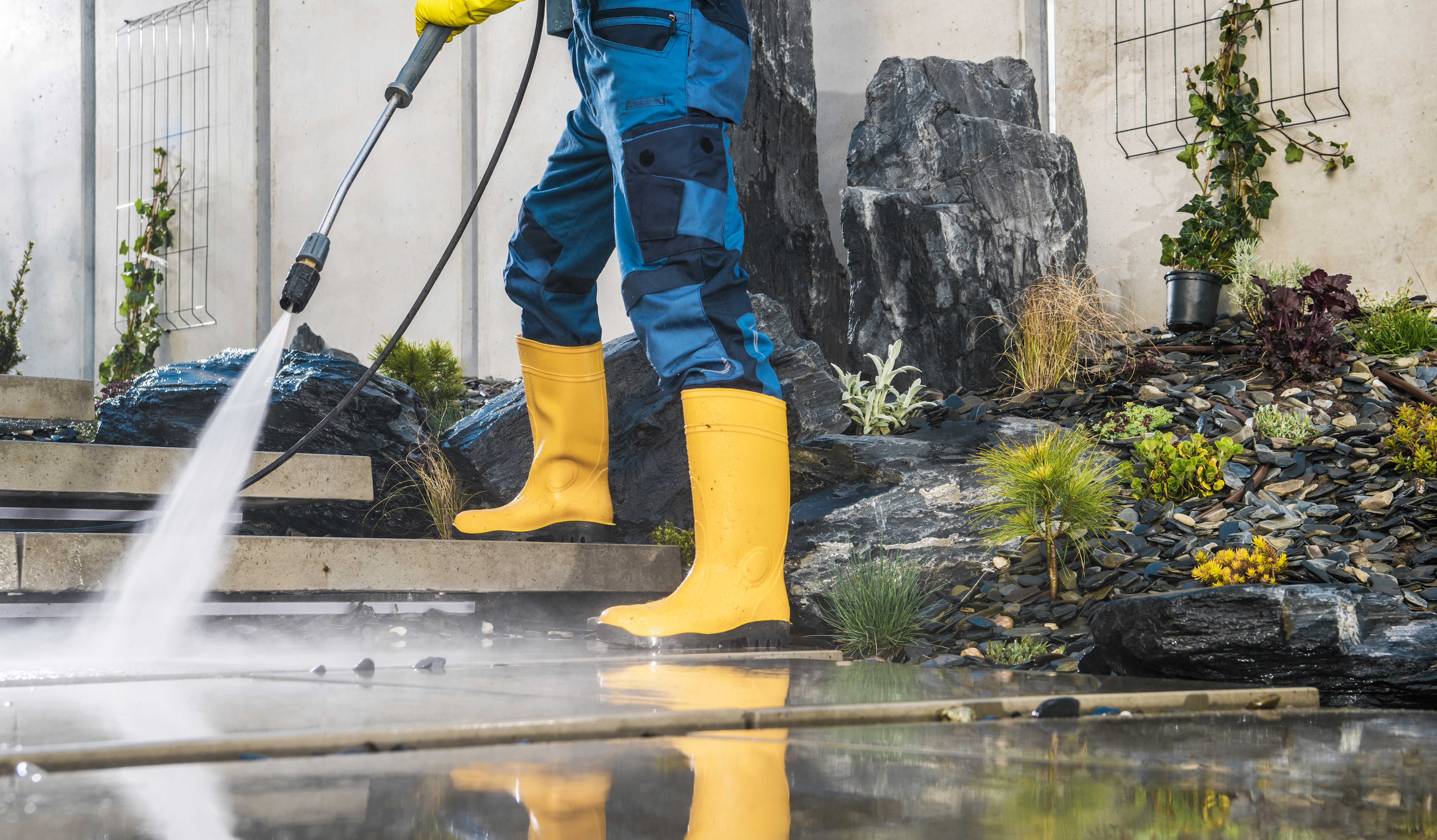 Pressure washing