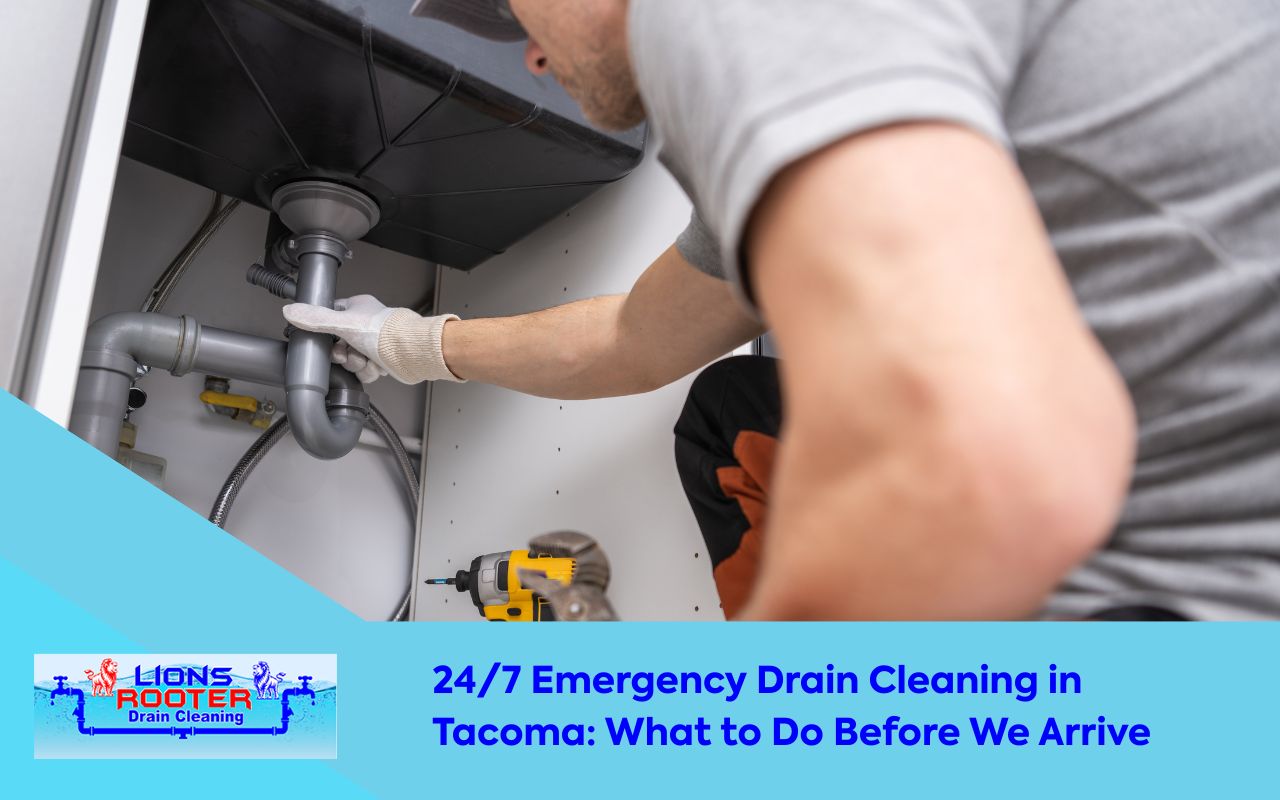 24/7 Emergency Drain Cleaning in Tacoma: What to Do Before We Arrive