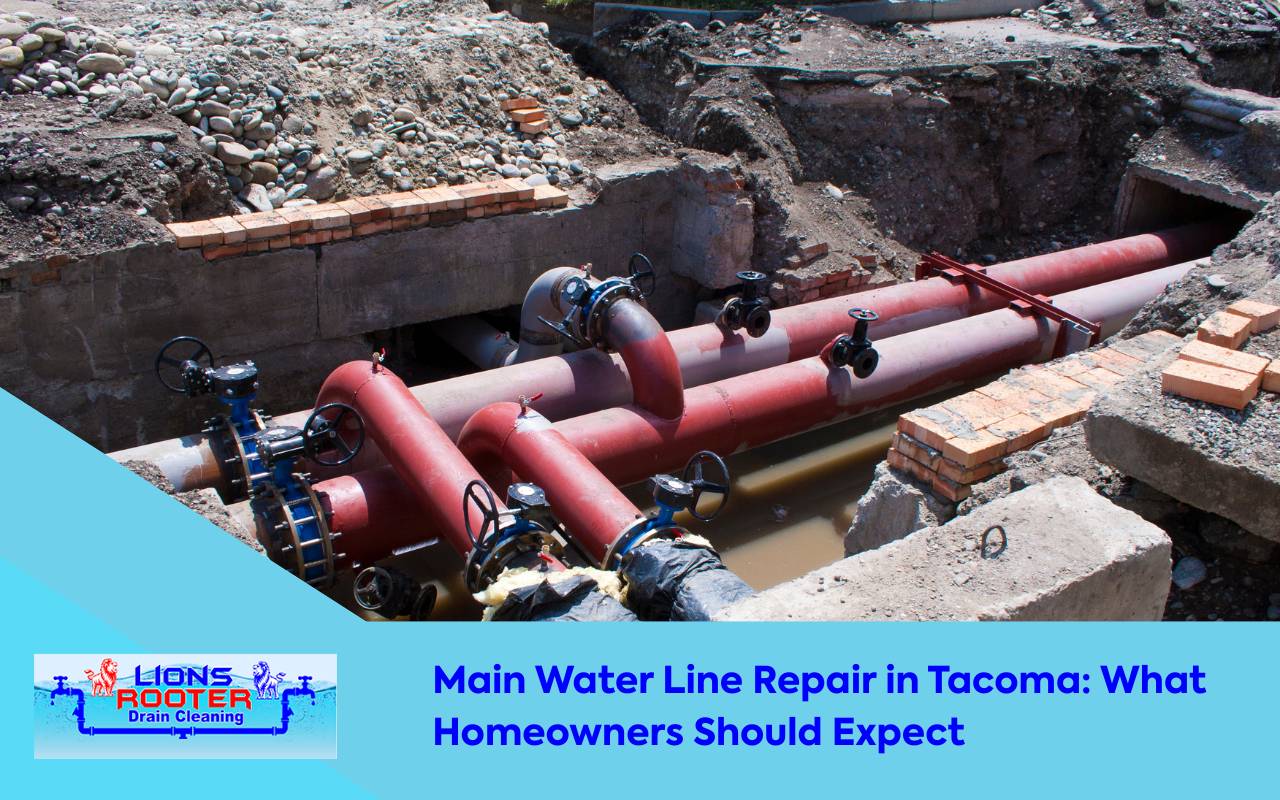 Main Water Line Repair in Tacoma: What Homeowners Should Expect