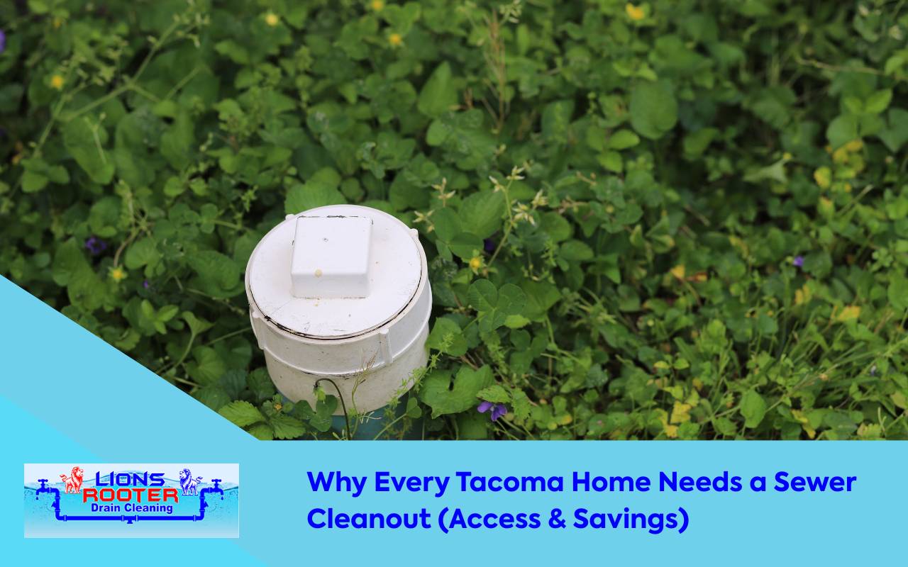 Why Every Tacoma Home Needs a Sewer Cleanout (Access & Savings)
