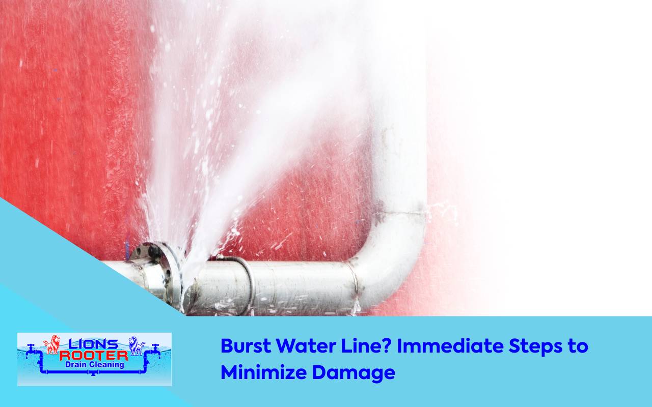Burst Water Line? Immediate Steps to Minimize Damage