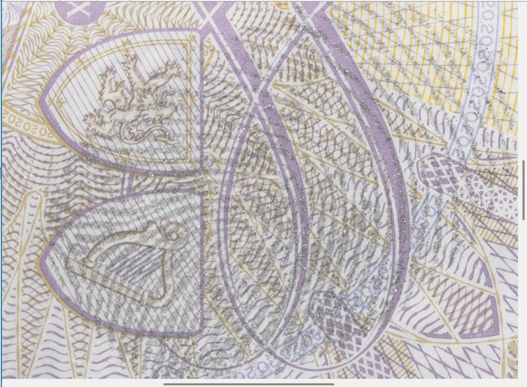 zoomed in highly patterned fingerprint example zoomed in highly patterned fingerprint example
