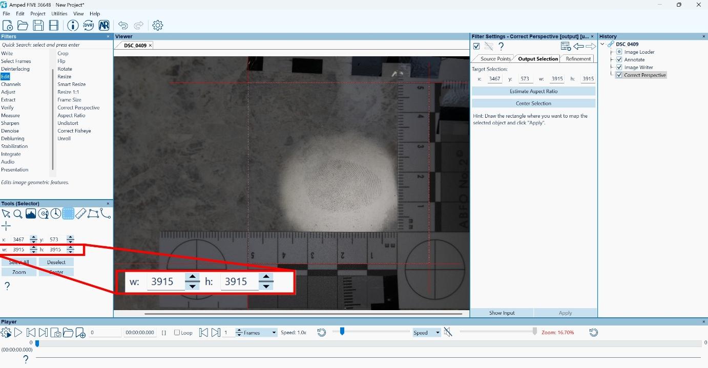 exact perspective screenshot example exact perspective screenshot example