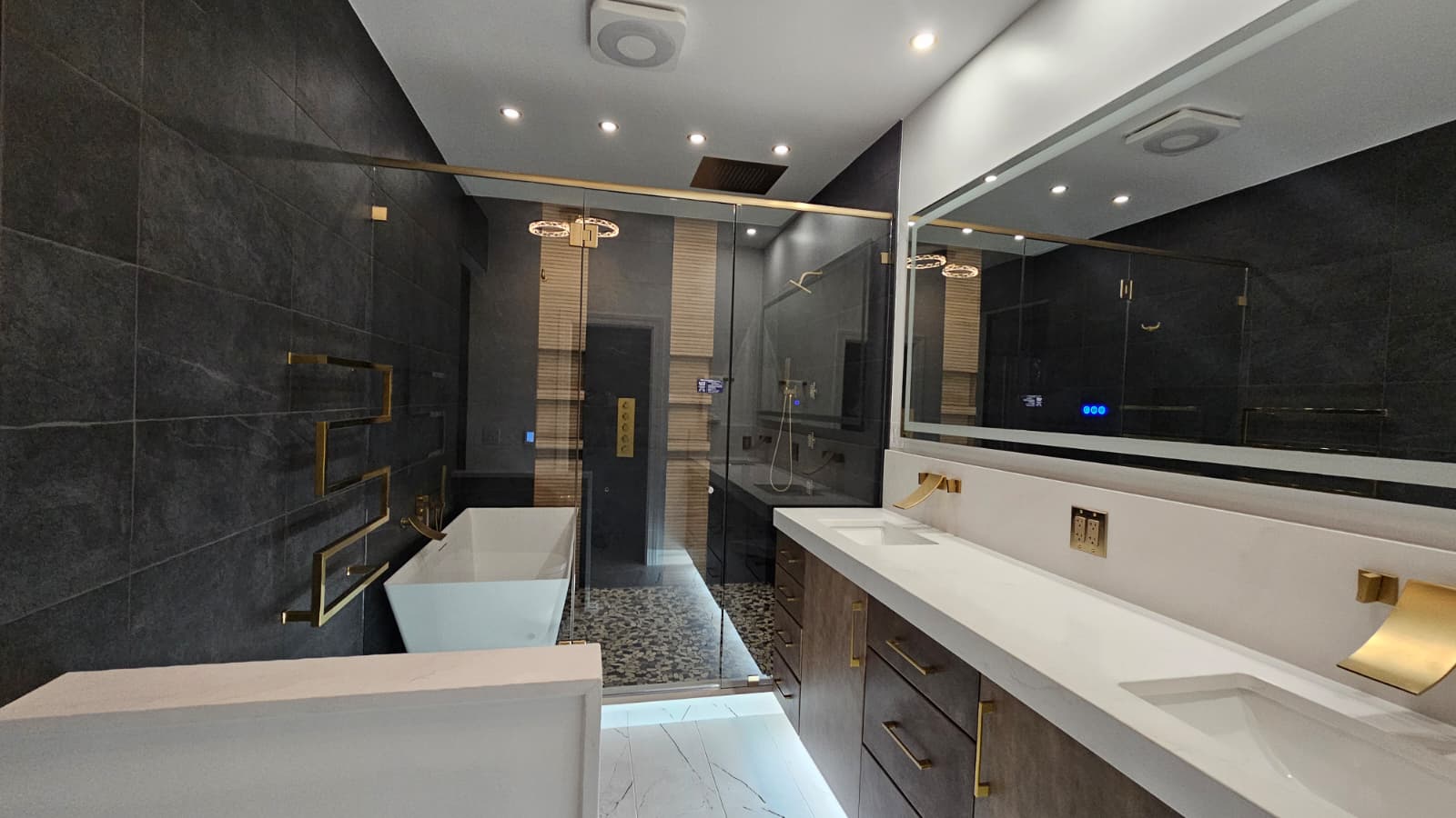 Luxury bathroom remodel in Greensboro NC by Classic Creations