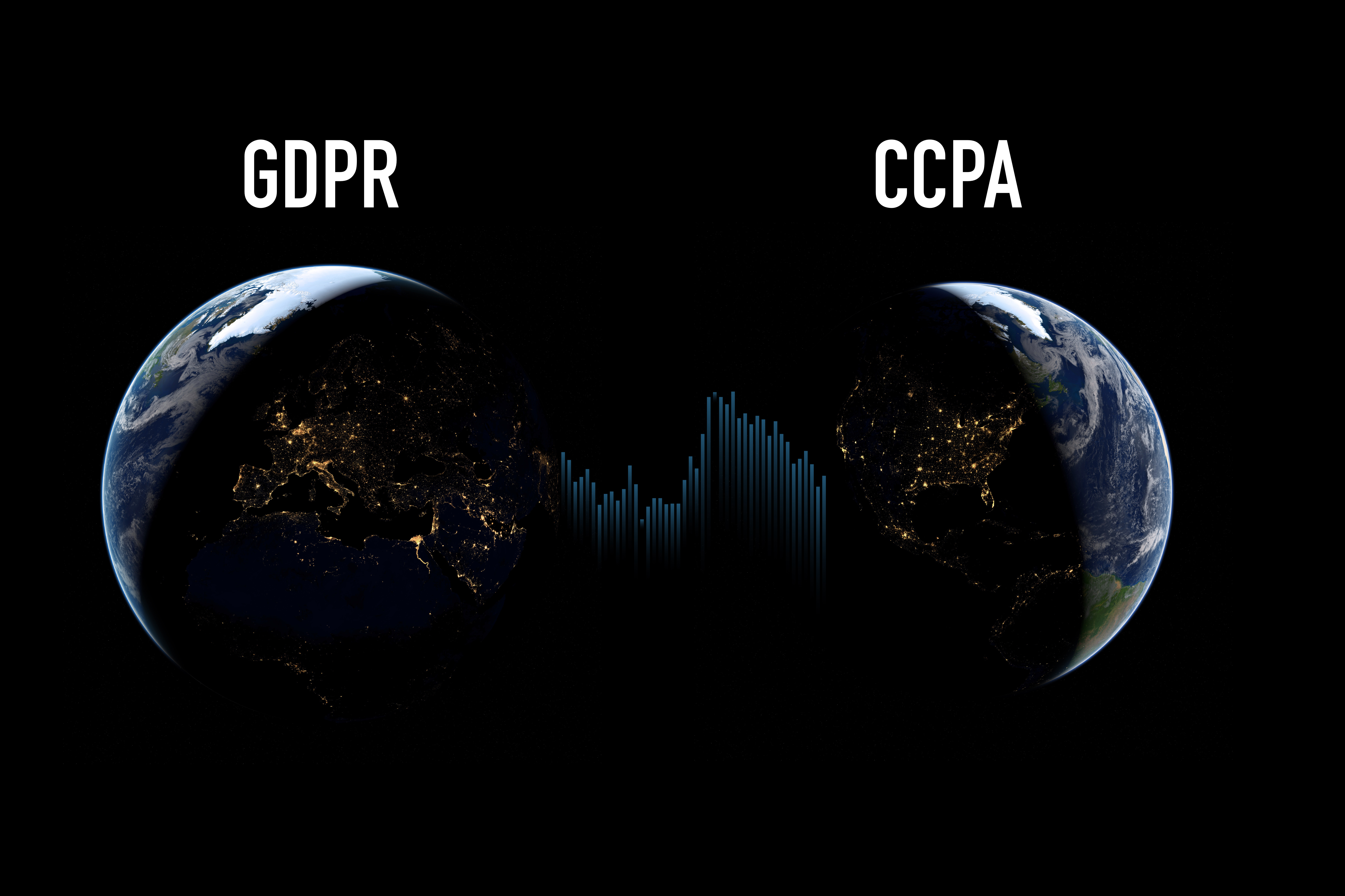 GDPR ON ONE SIDE OF THE GLOBE AND CCPA ON THE OTHER