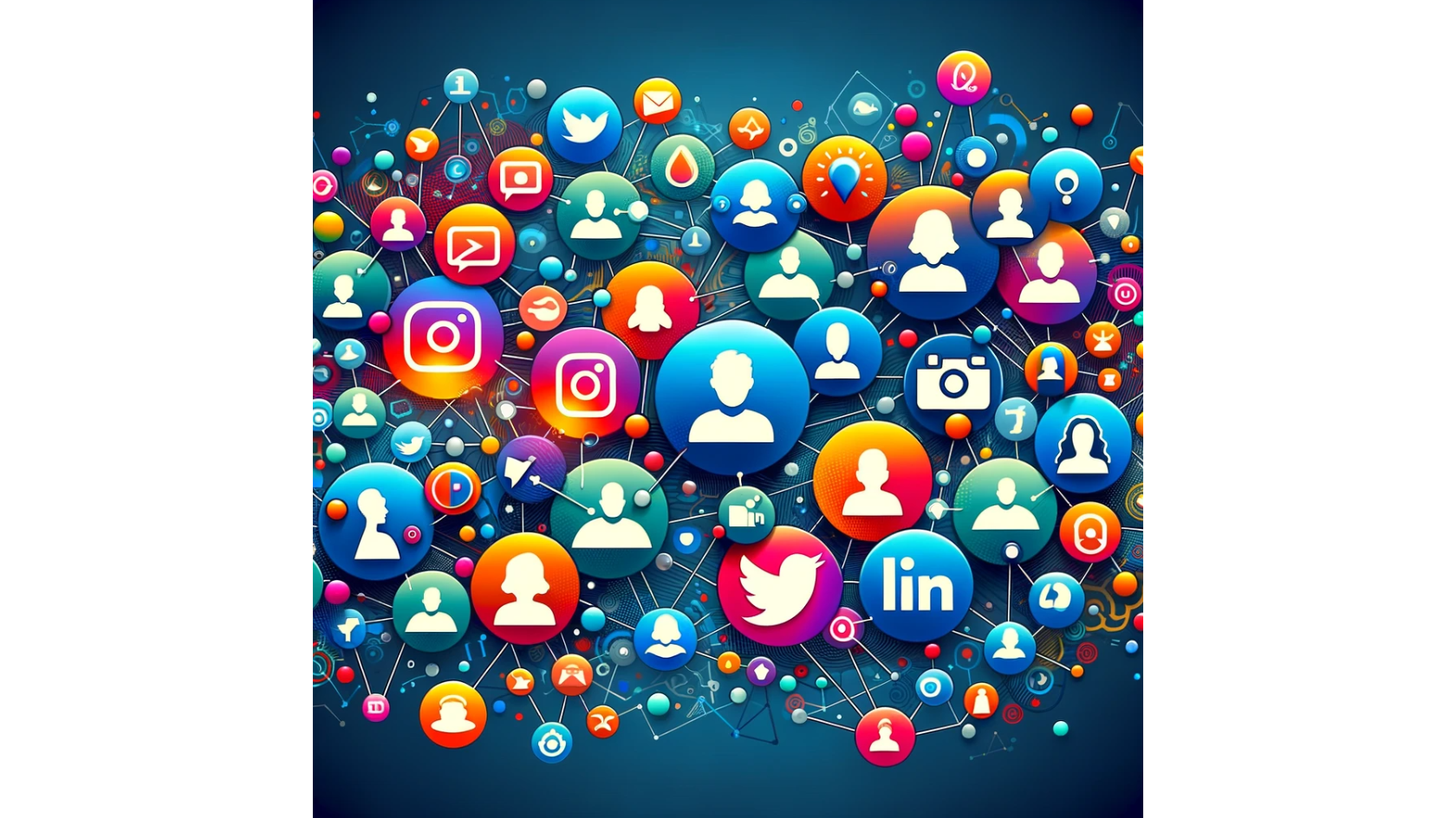 AI Image of social media marketing