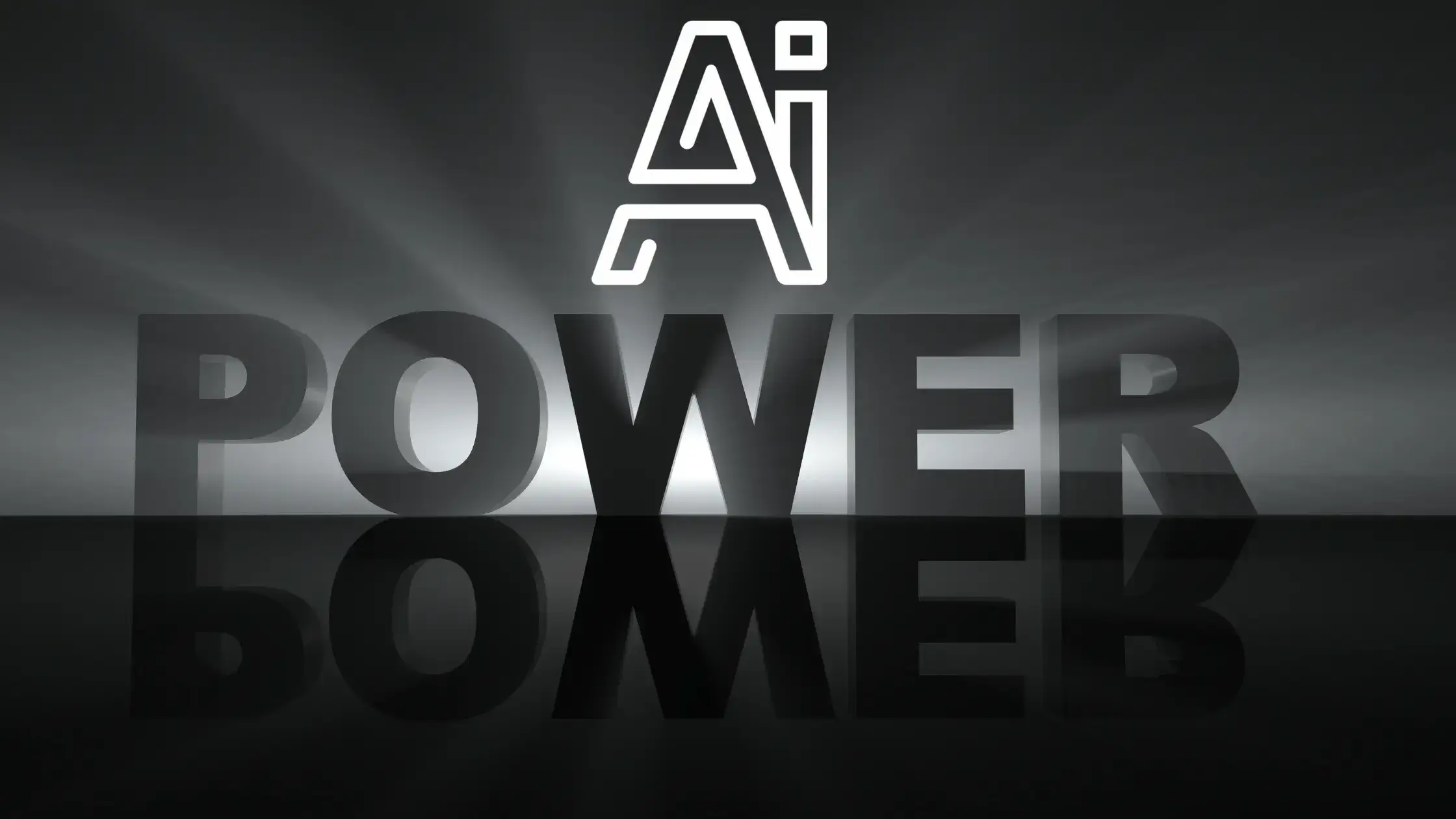 SIGN THAT SAYS AI POWER