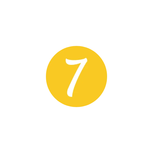 # 7 in a yellow circle
