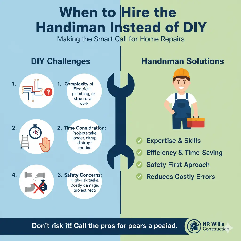 When to Hire a Handyman Instead of DIY When to Hire a Handyman Instead of DIY