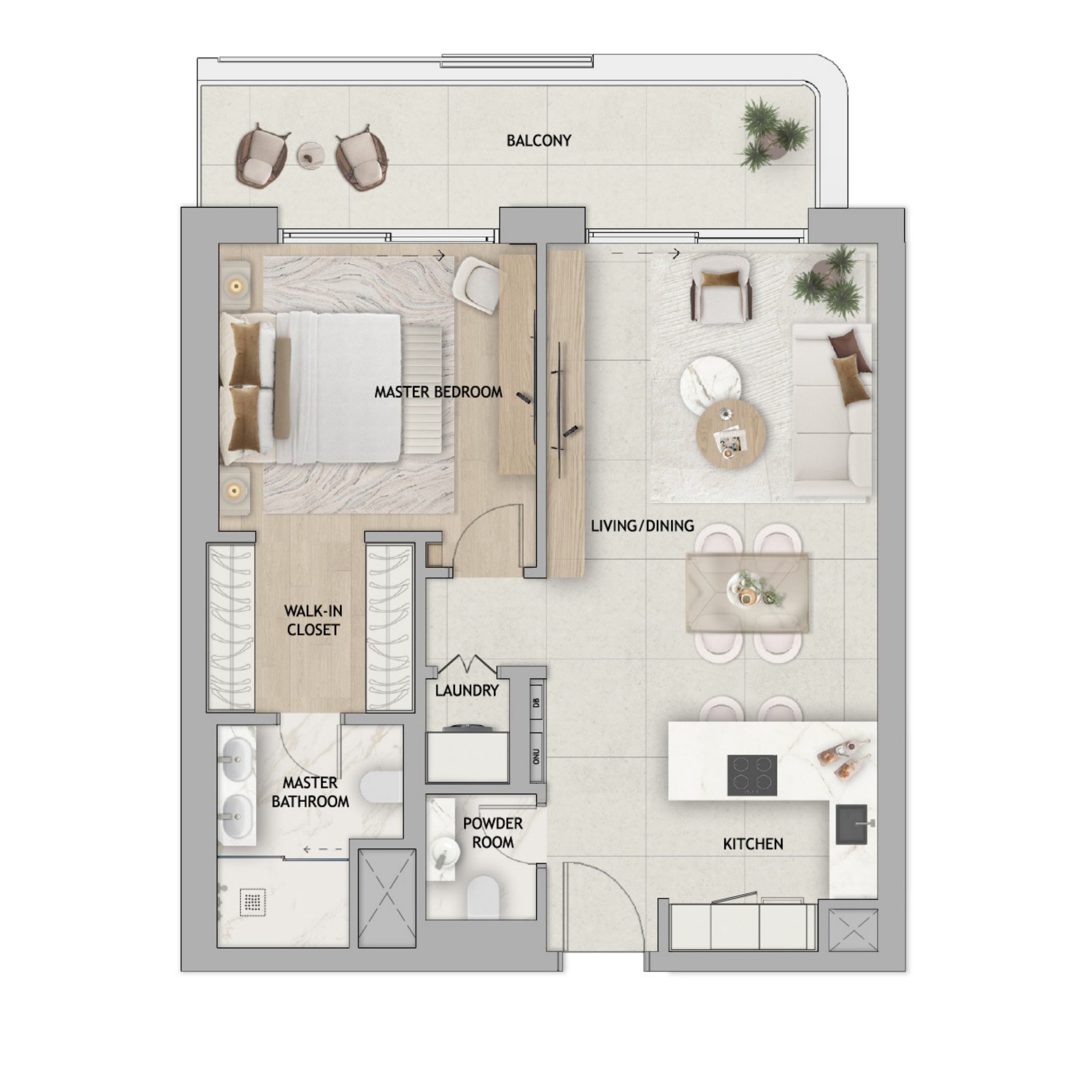 1-Bedroom Type A