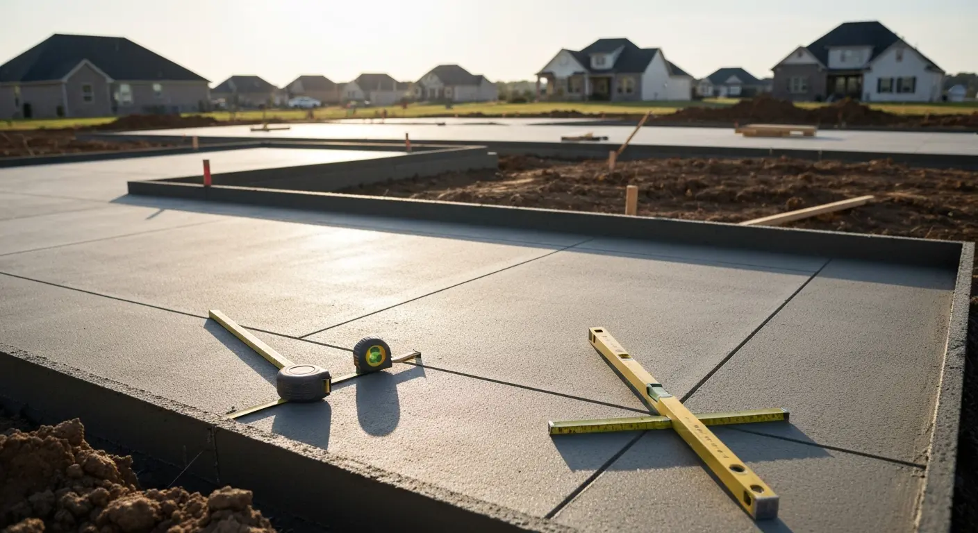 Concrete foundation work