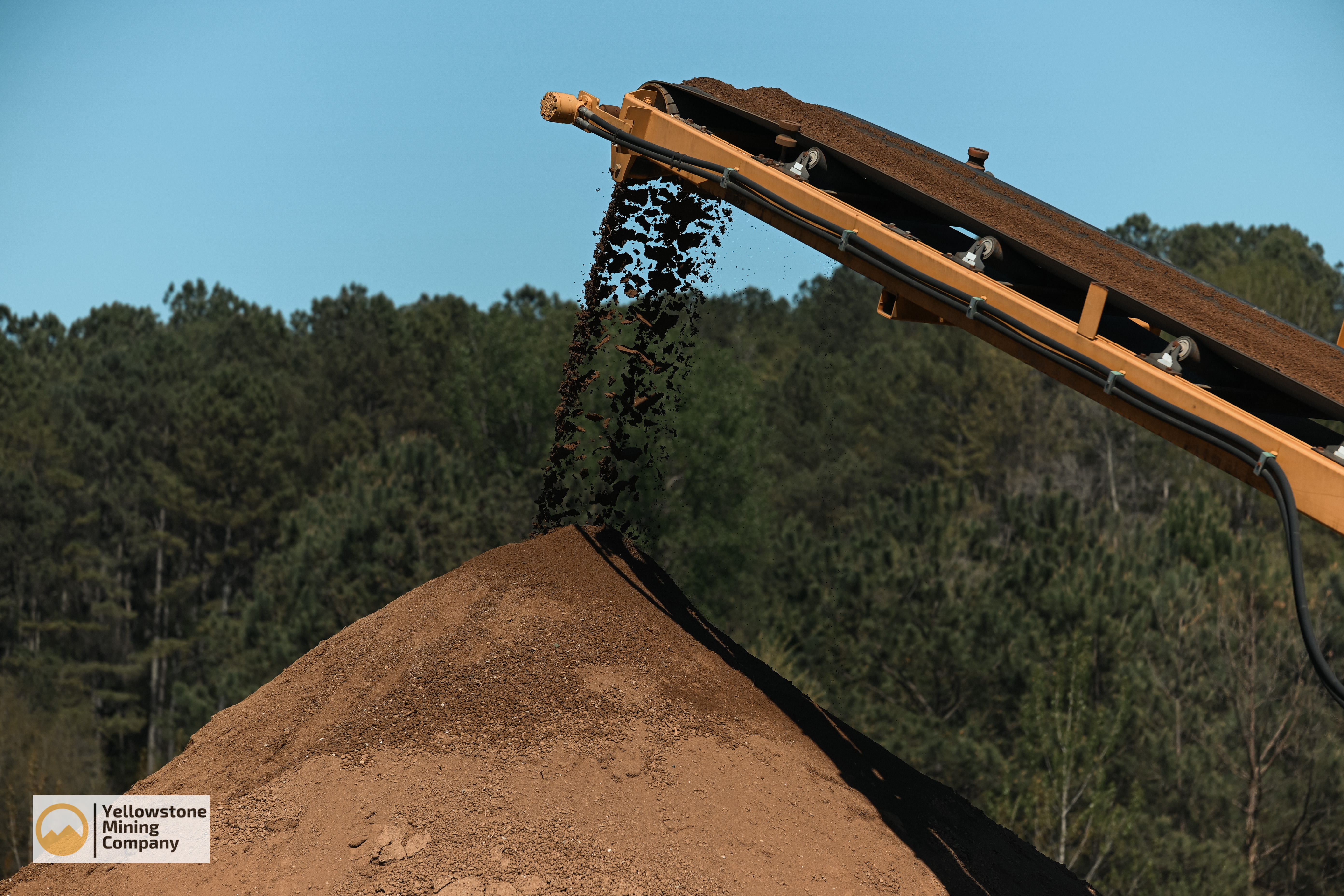 Topsoil being prepared