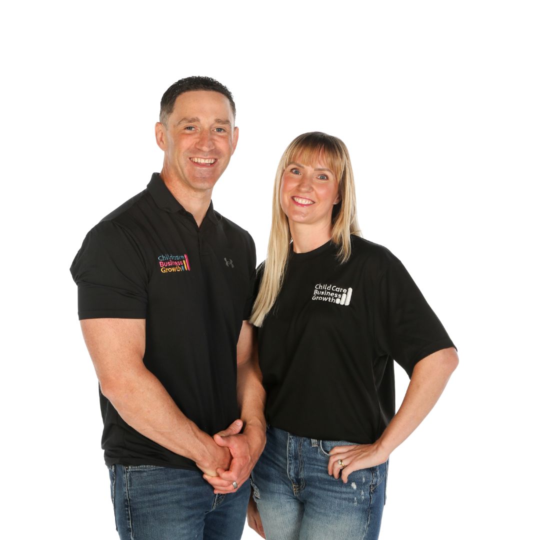 Over the last 18 years, Jenna and Nick have had their own childcare facilities and trained thousands of childcare professionals around the World.

They're on a mission to help 100,000 childcare professionals get more customers, stand out from the competition and have a hugely successful business where they are not a slave to their business and get to spend time doing the things they love.