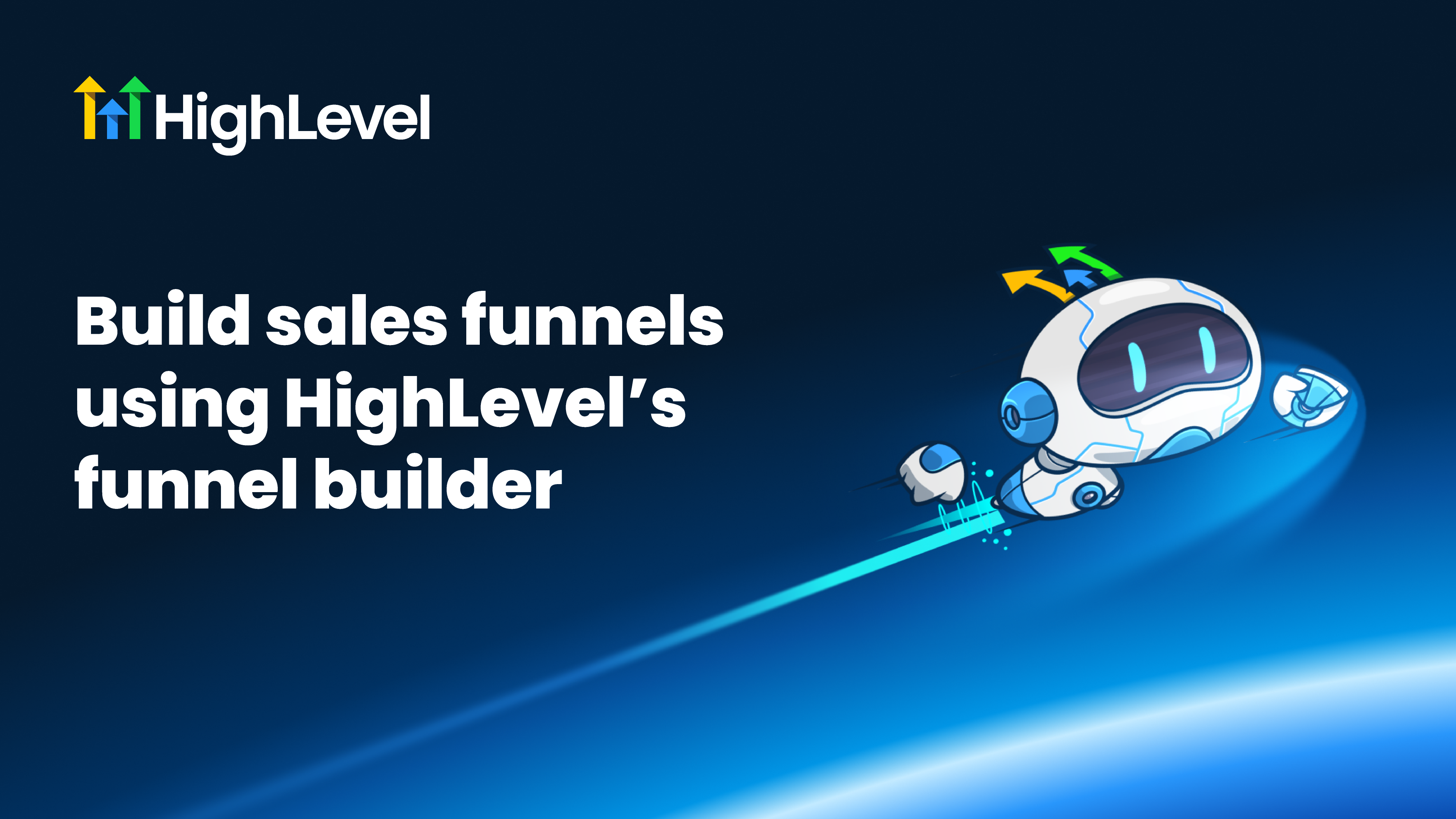 Build sales funnels using HighLevel funnel builder