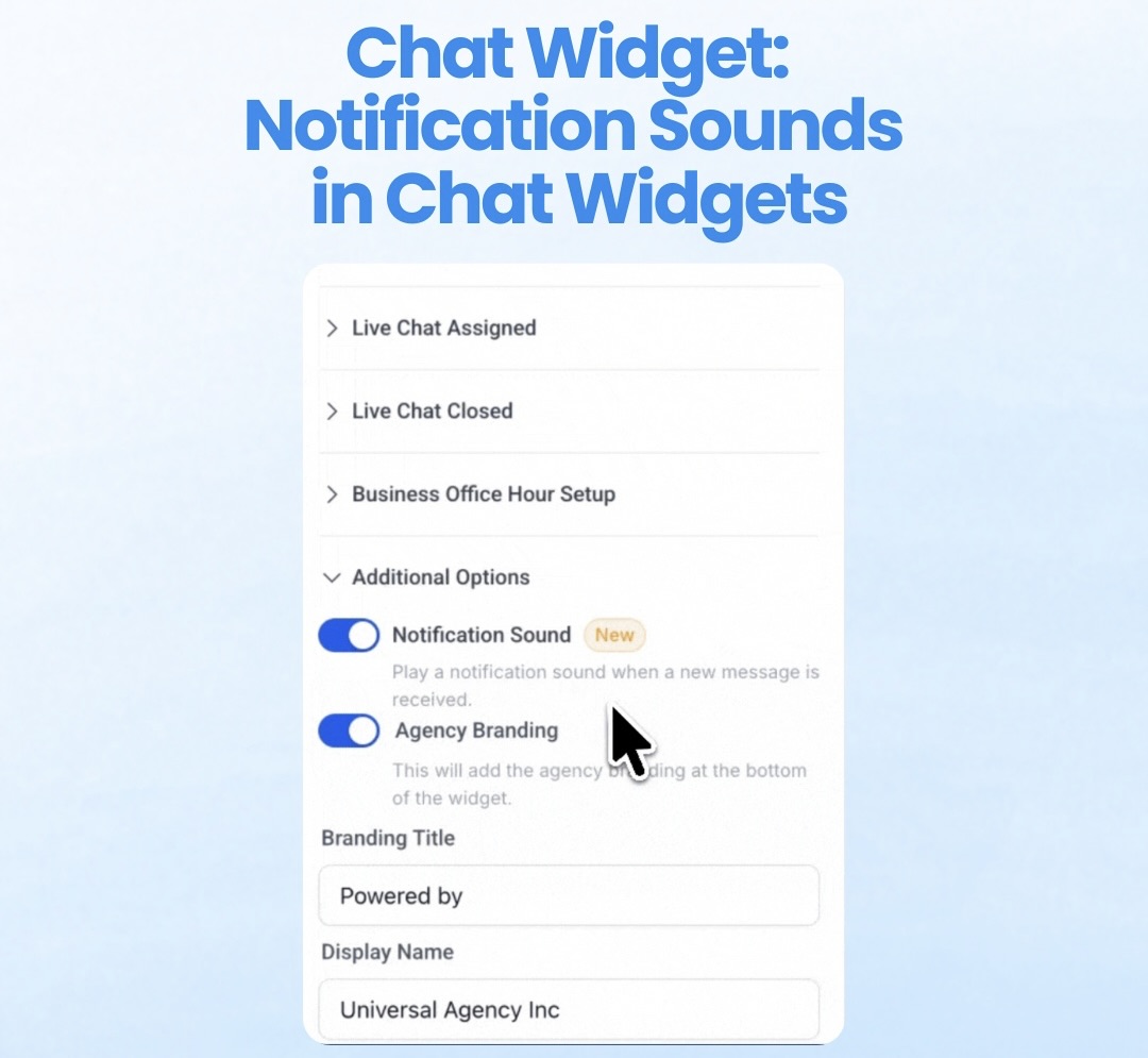 Chat Widget: Notification Sounds in Chat Widgets 