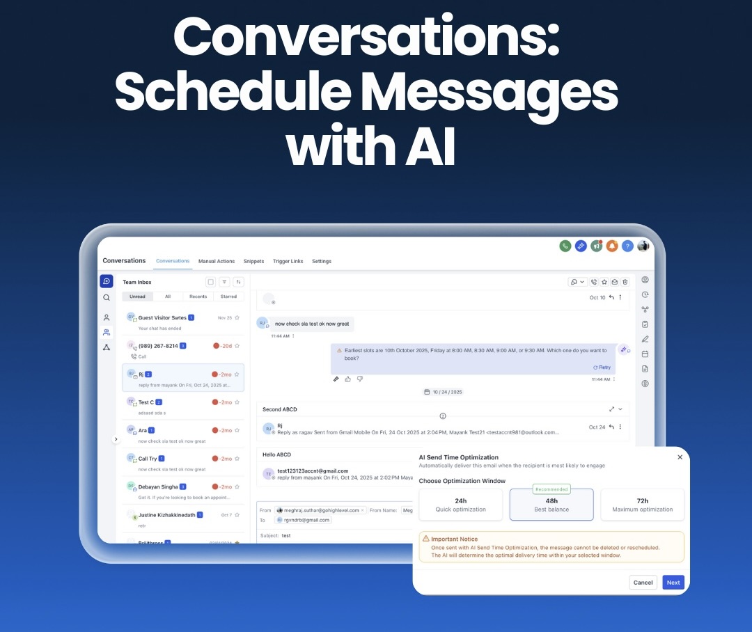 Conversations: Schedule Messages with AI Conversations: Schedule Messages with AI