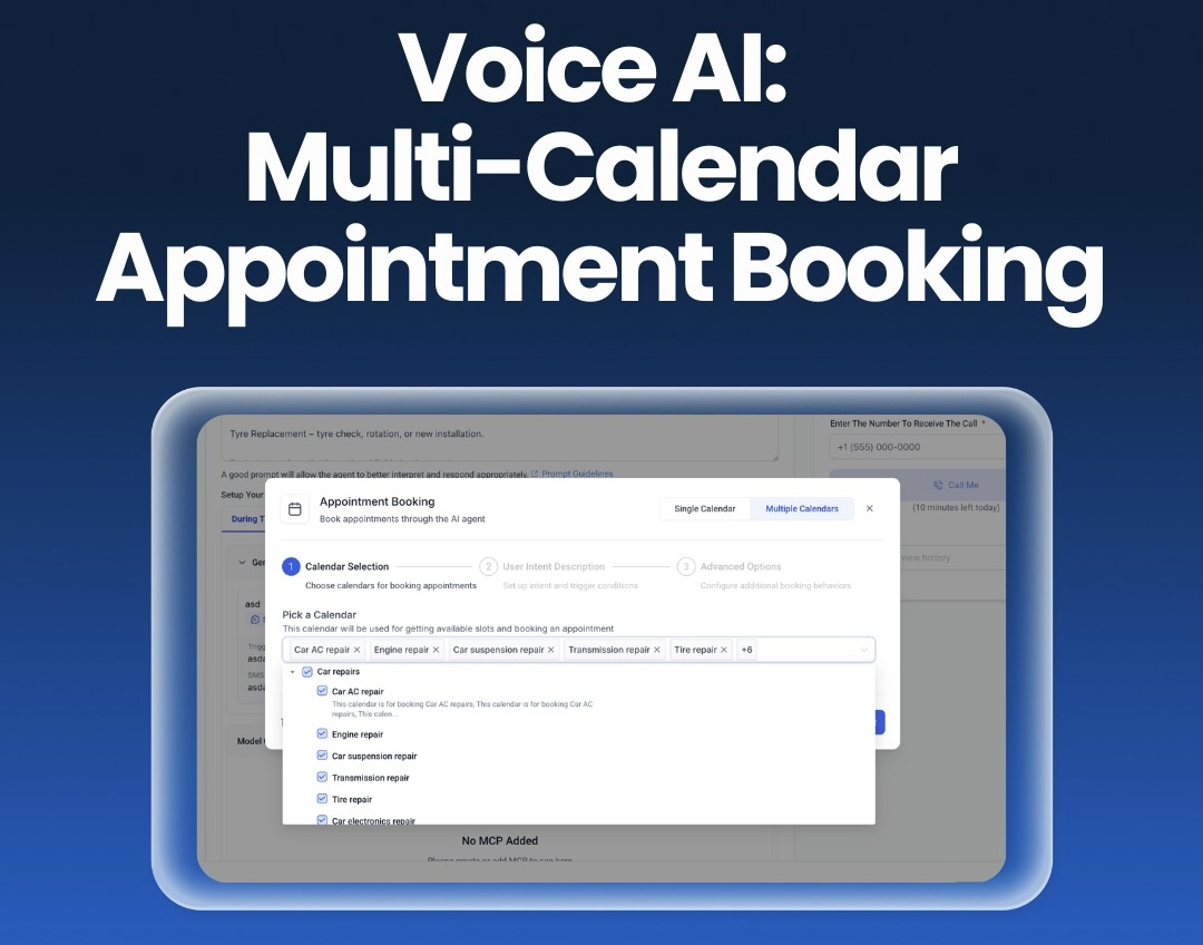 Voice AI: Multi-Calendar Appointment Booking Voice AI: Multi-Calendar Appointment Booking