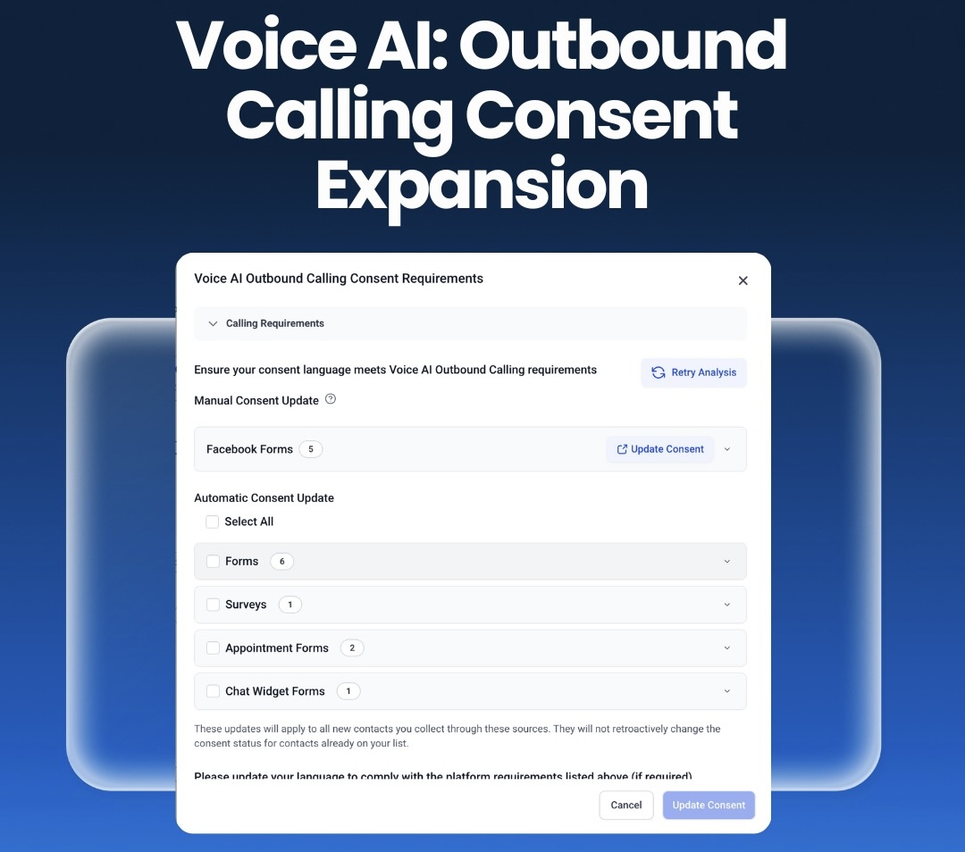 Voice AI: Outbound Calling Consent Expansion