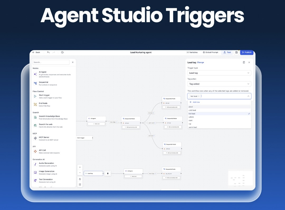 Agent Studio Triggers