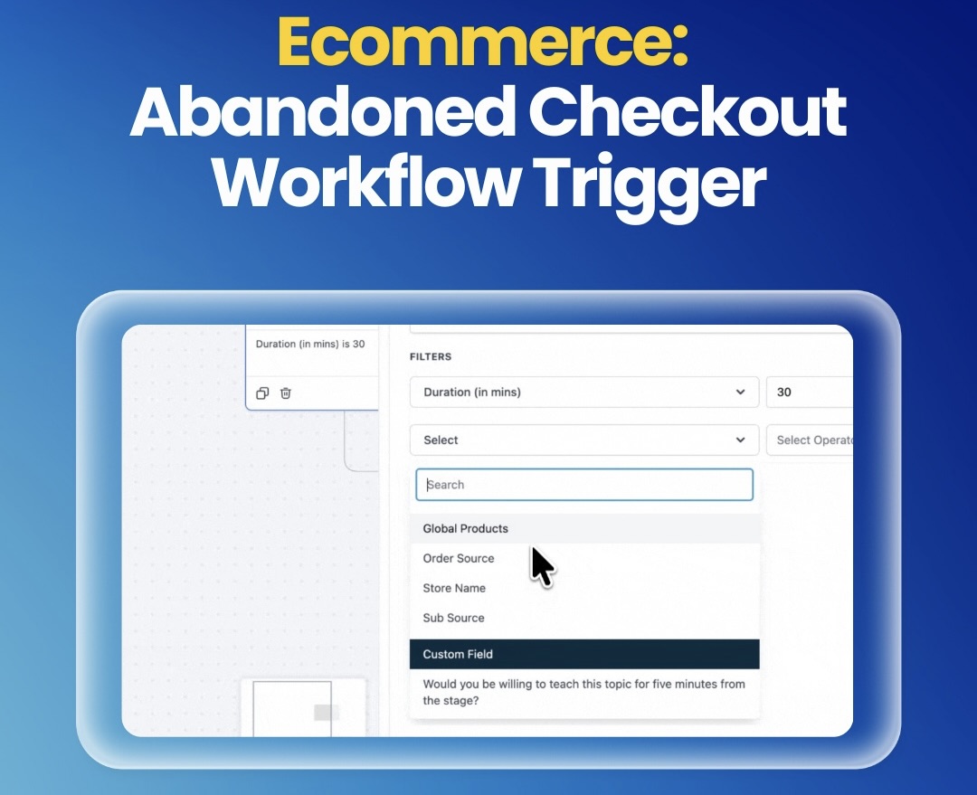 Ecommerce: Abandoned Checkout Workflow Trigger Ecommerce: Abandoned Checkout Workflow Trigger
