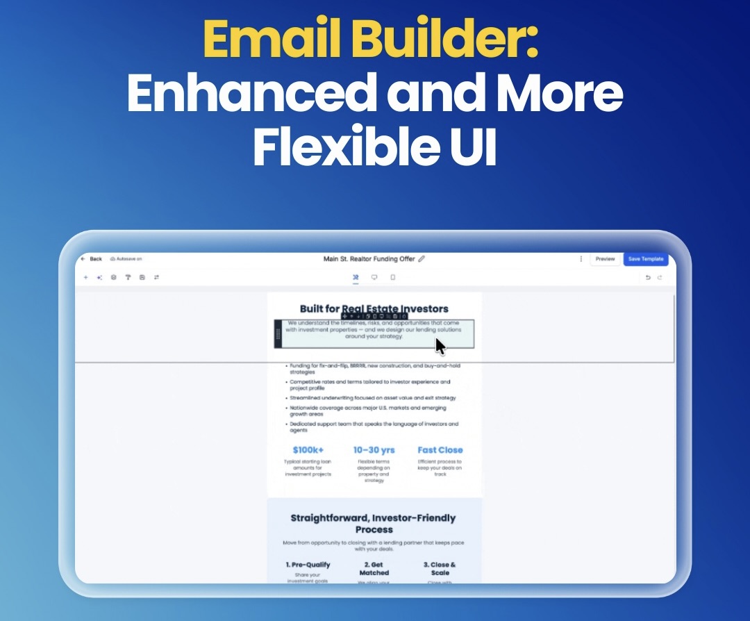 Email Builder: Enhanced and More Flexible UI Email Builder: Enhanced and More Flexible UI