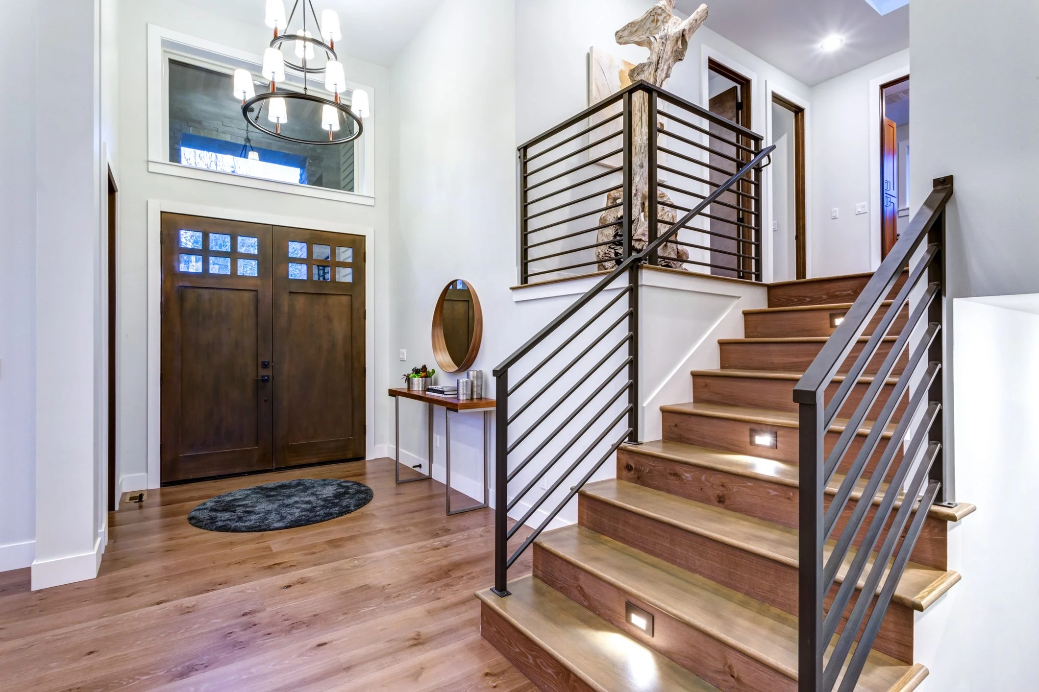 beautiful foyer area