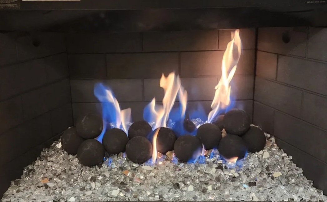 How does fire glass work?