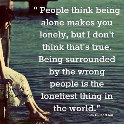 lonely vs. alone