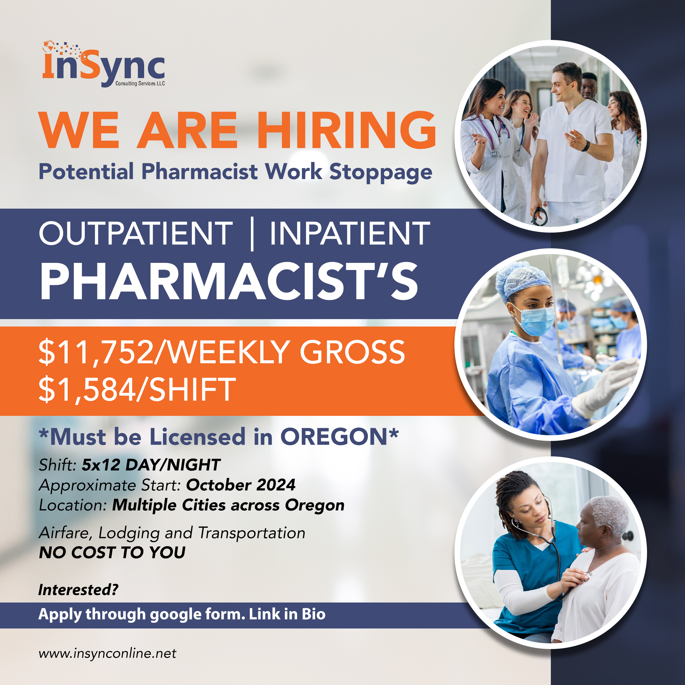 Hiring Pharmacist 