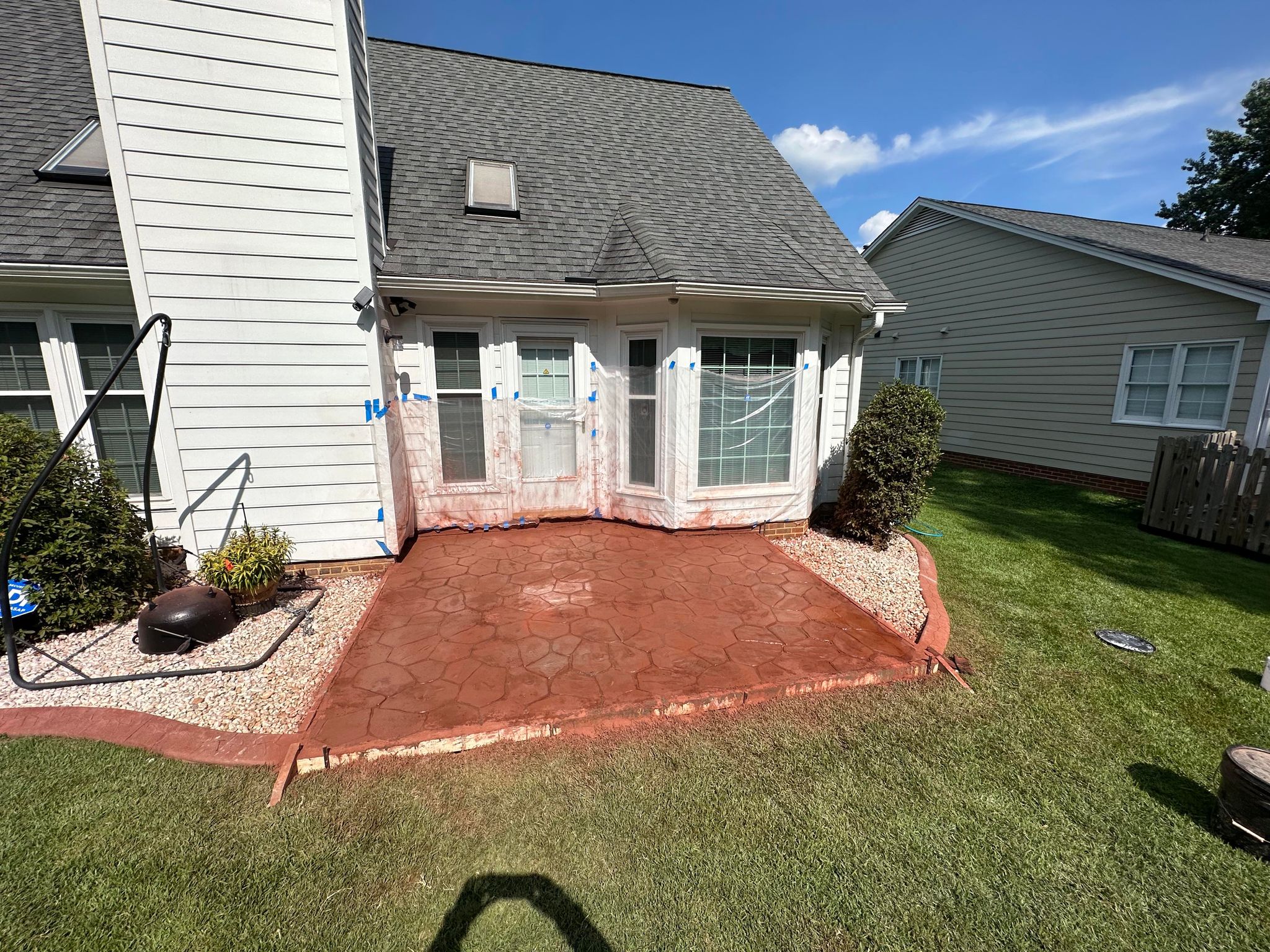 Paver Installation Durham NC – Finished Walkway After Laying