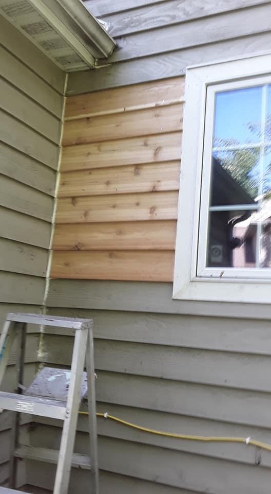 High quality siding repair