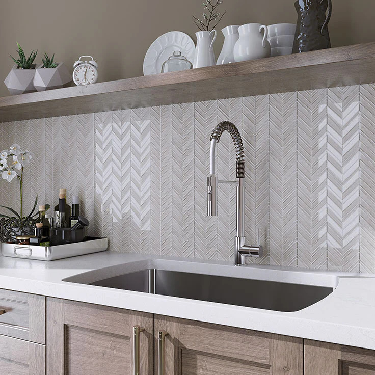 Upgraded Tile and Grout for Your Backsplash