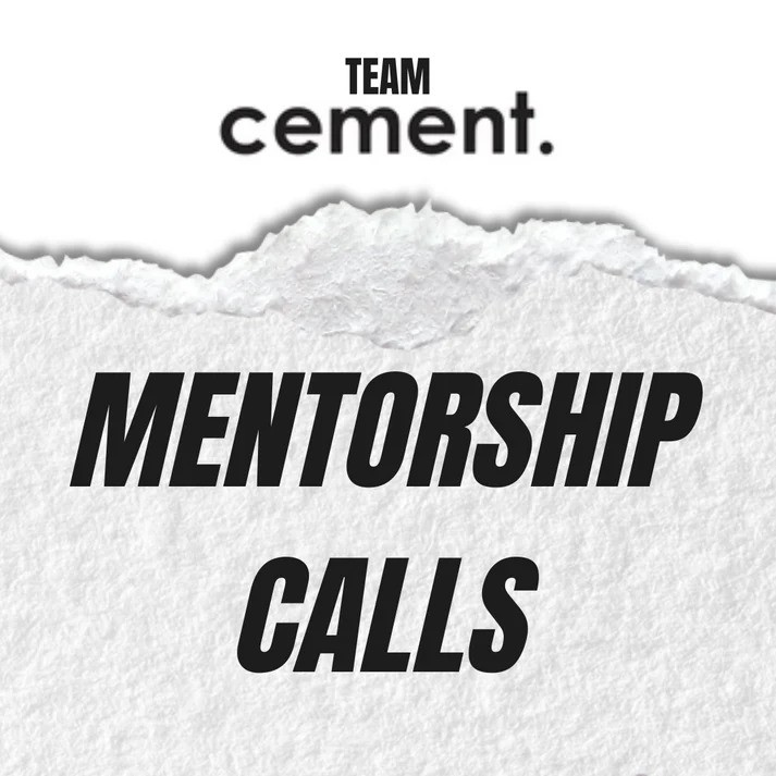 Mentorship Coaching Calls with Team Cement - Personalized Fitness and Performance Guidance