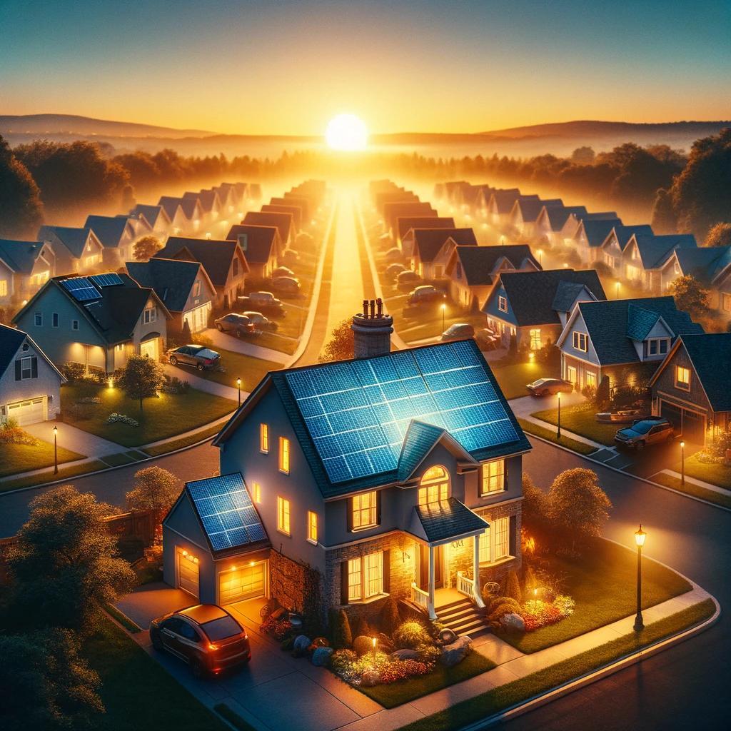 In the Spotlight: Transforming Homes with Solar Inverters in Hempstead, New York's Cinematic Glow!