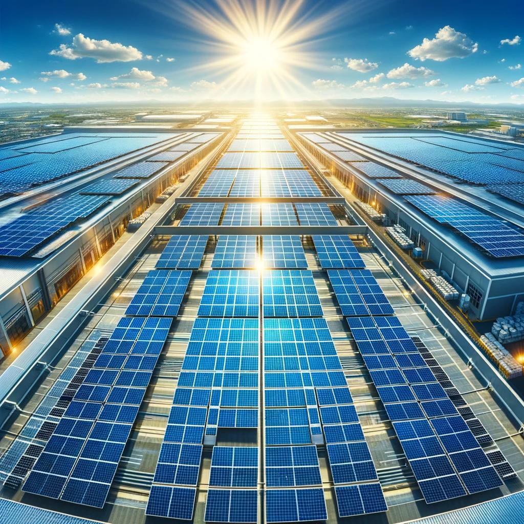 Commercial solar panels in Bayport, New York