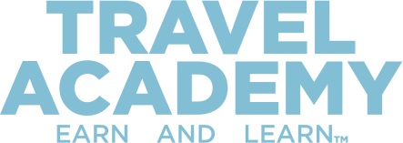 TRAVEL ACADEMY business logo