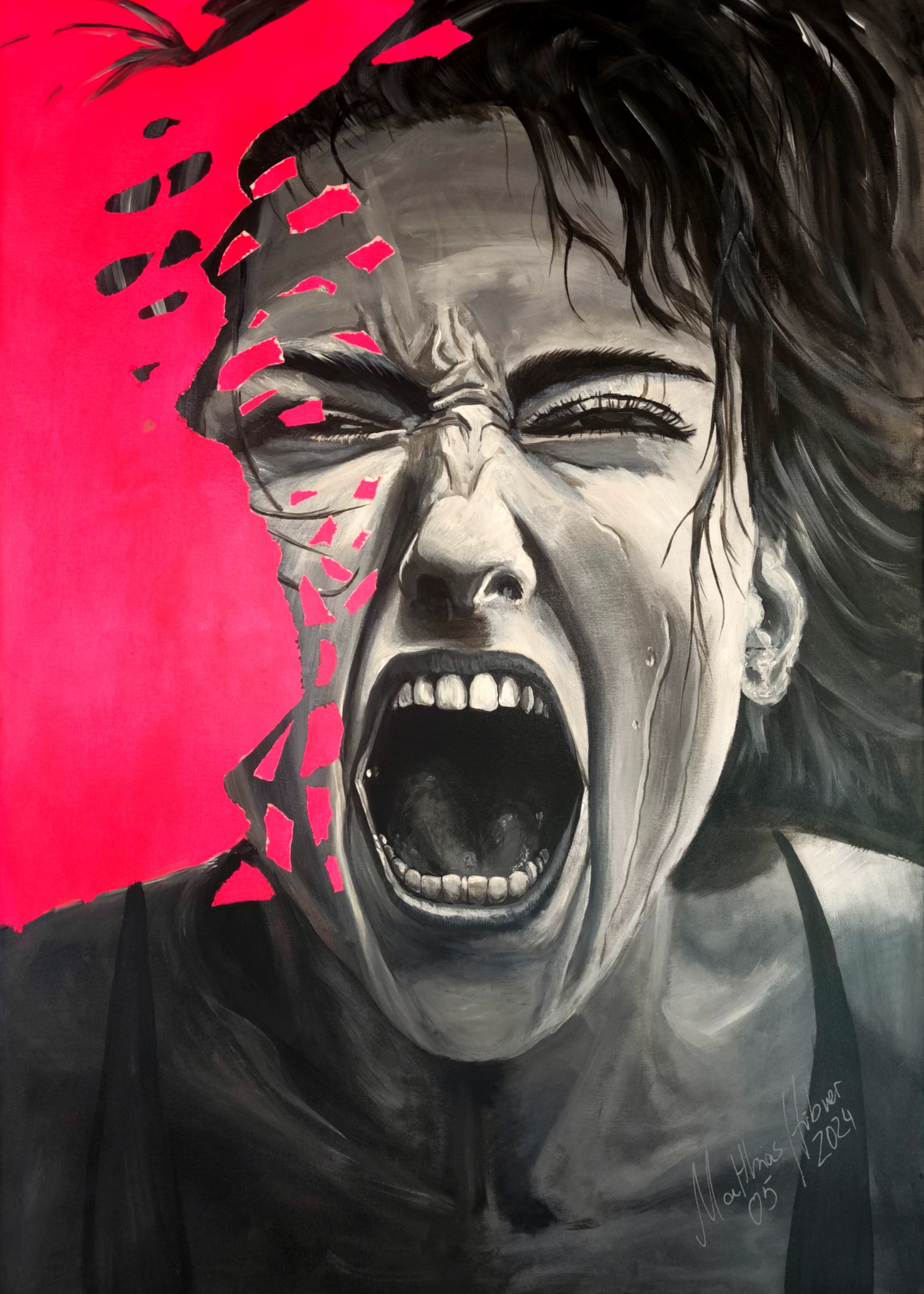 ‚Neon Scream‘ von Matthias Hübner (2024) ‚Neon Scream‘ von Matthias Hübner (2024)