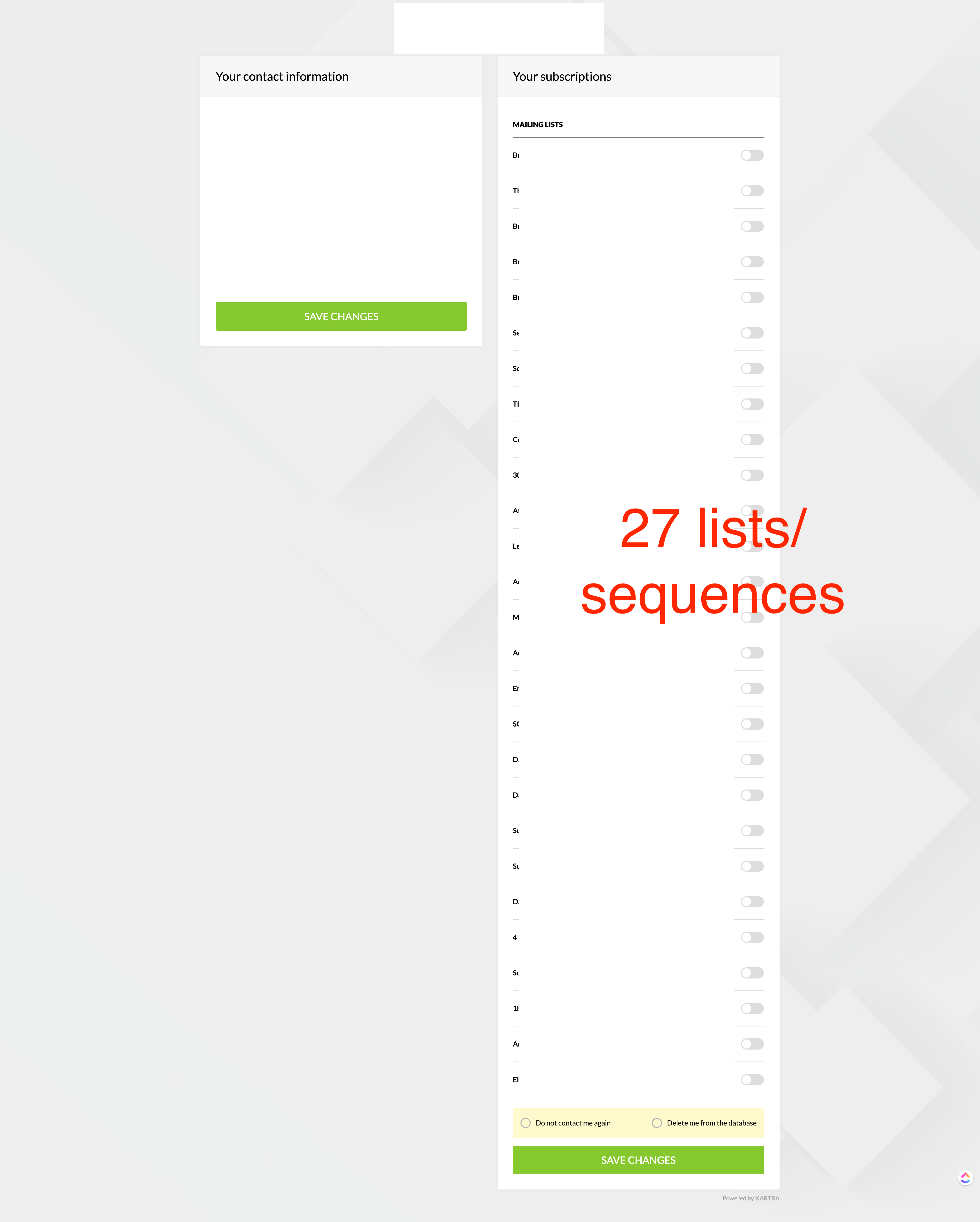 Kartra Sequences, Kartra Email, Kartra Lists, Kartra Email Sequences